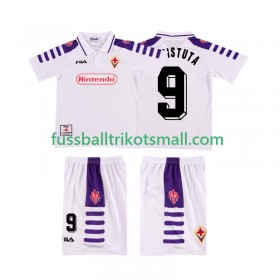 Fußballtrikots ACF Fiorentina BASTUTA 9 1999 Retro Kinder 1998 Kurzarm Auswärts-trikot kaufen